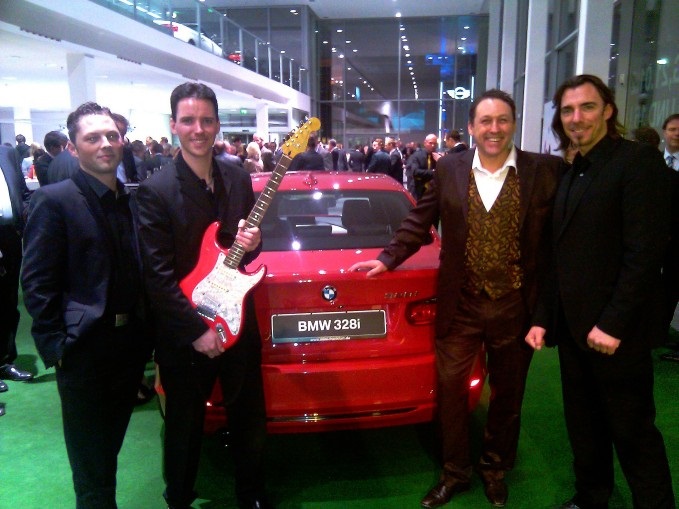 Claus Eisenmann Band, Helmut Scholz (Gitarre), BMW Präsentation Claus Eisenmann Band, Helmut Scholz (Gitarre), BMW Präsentation